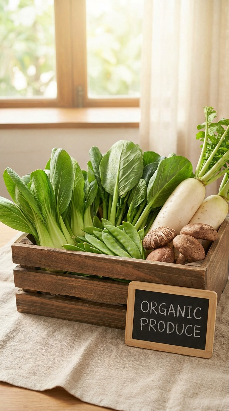 新鲜蔬菜水果陈列