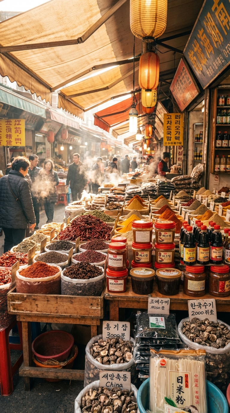 亚洲调味品货架