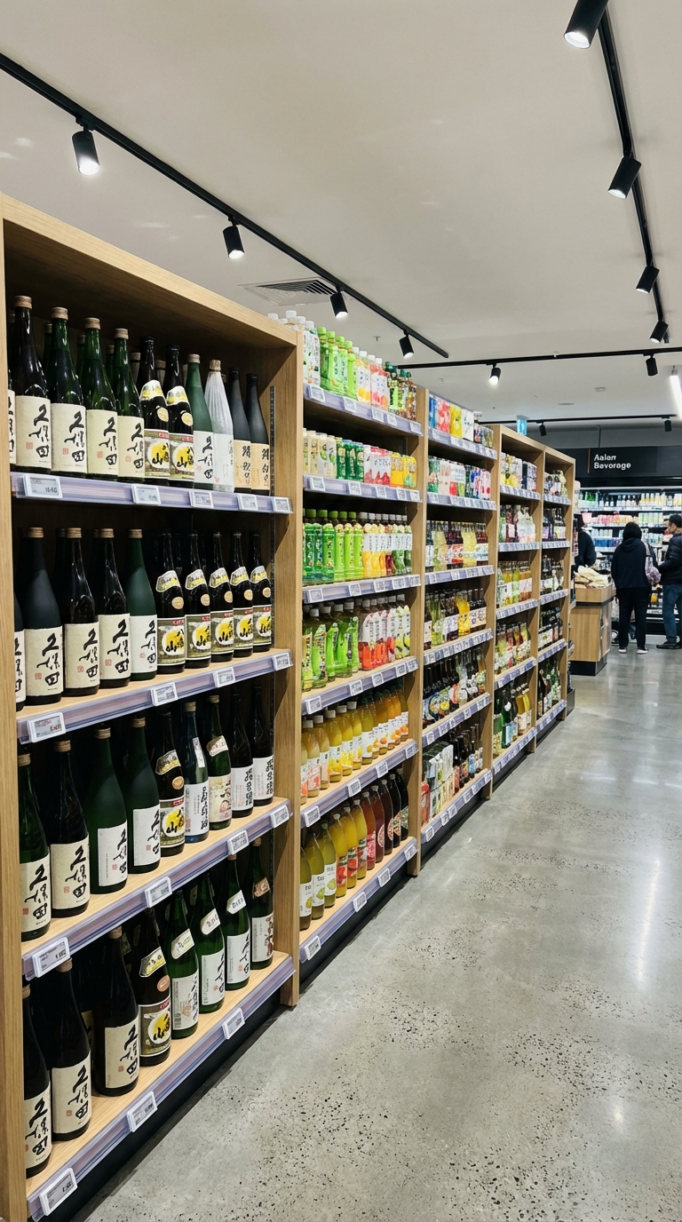 日本酒水饮料区